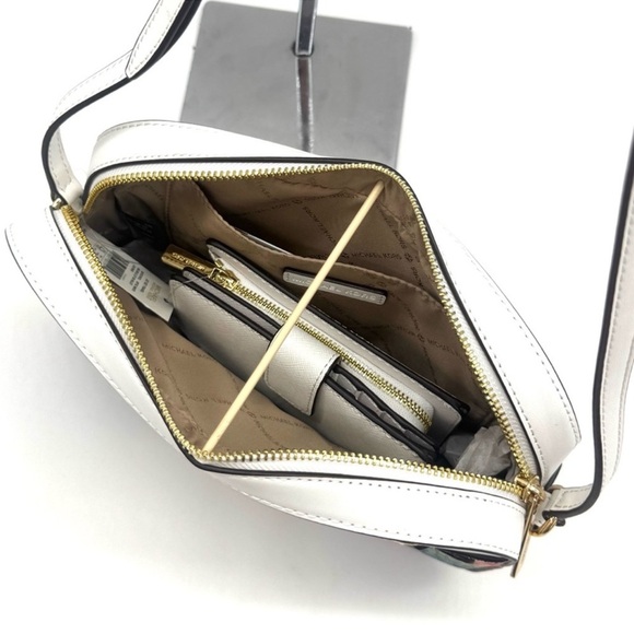 Michael Kors Large Signature Logo Crossbody Bag & Matching Bifold Wallet Rainbow - Picture 12 of 13